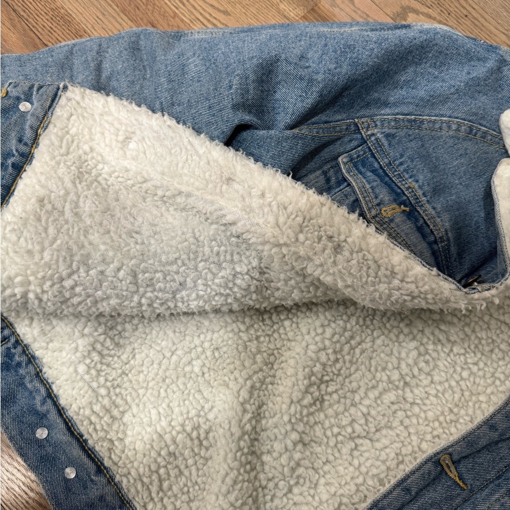 Shearling Jean Jacket - image 2